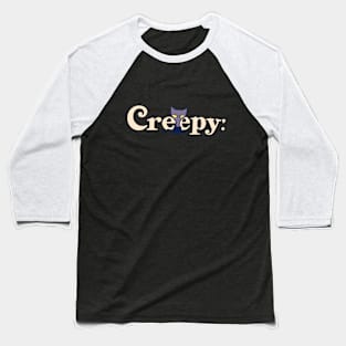 kawaii creepy alien Baseball T-Shirt